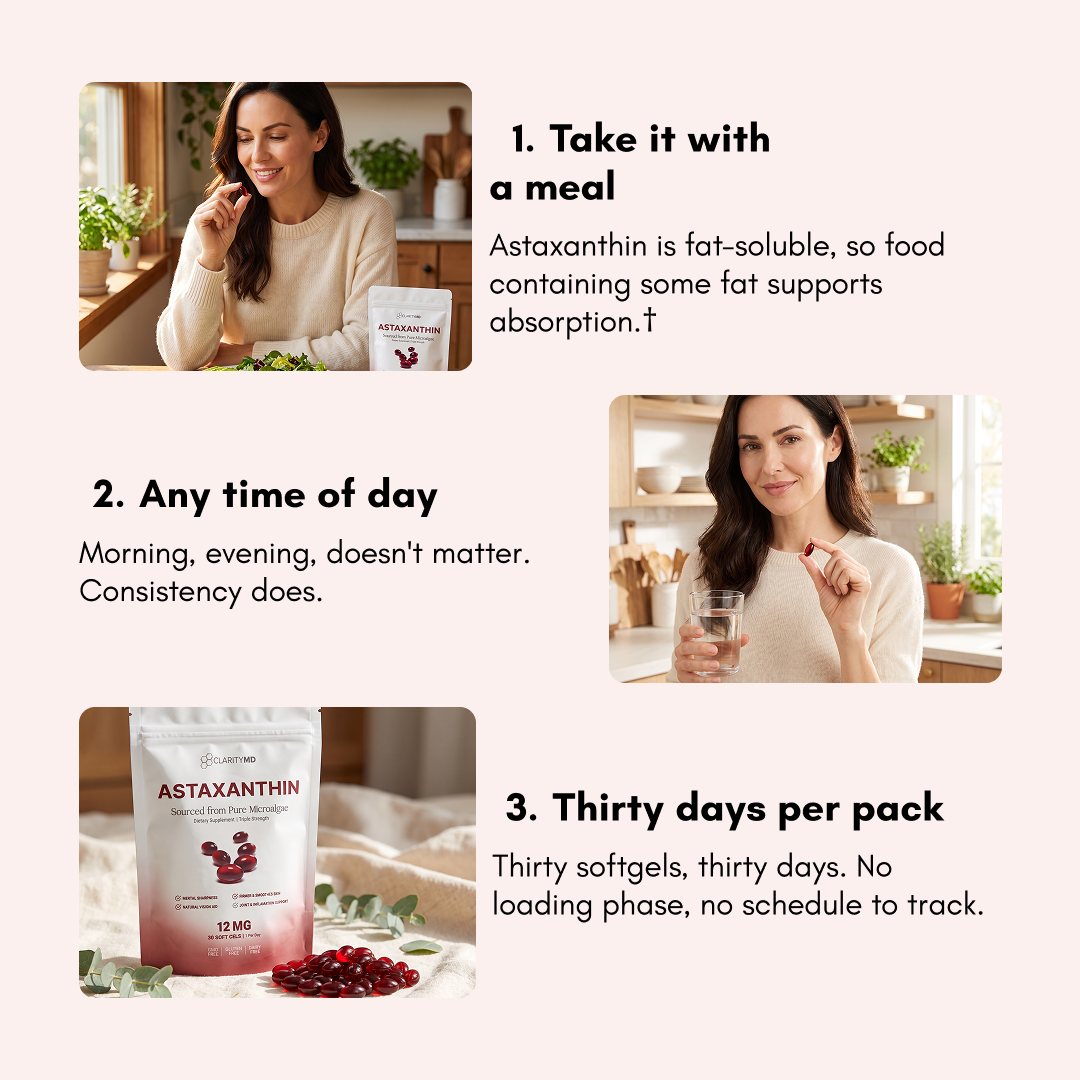 Clarity MD Astaxanthin 12mg Softgels